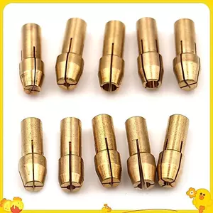 10 chiếc mũi khoan đồng thau chu collet bit 0,5-3,2mm 4,8mm cho dụng cụ quay