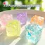 MJnmc 3.5cm Mini Long Lanh Phô Mai Đá Viên Mochi Bóp Đồ Chơi Di Động Đàn Áp Fidget Cho Đường Dài Chuyến Đi Thời Gian Giết Mới
