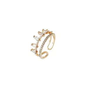 Nhẫn Ngọc Trai Đôi Nữ Thanh Lịch Micro-Ind Zircon Mở Nhẫn ins Niche Văn Học Cung Điện Chỉ Số Nhẫn 2026-6-26