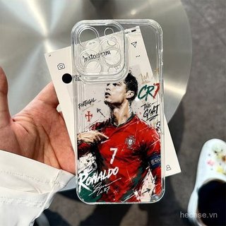 Ốp điện thoại Vỏ điện thoại Phong cách mới Bóng đá Graffiti số 7 Boy Thích hợp cho iPhone 14promax ip 14 15 16 17 pro max xr xs 12promax 11 12pro 13 14 15 promax Vỏ bảo vệ linh hoạt