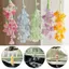 CATMALLER88 Xe Treo Đồ Trang Trí, Mặt Dây Chuyền Gương Chiếu Hậu Tua Rua Trong Suốt Thủ Công, Hoa Pha Lê Thẩm Mỹ Hoa Chuông Hoa Đính Hạt Túi Mặt Dây Chuyền Điện Thoại