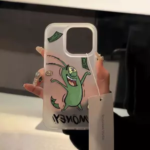 Ốp lưng nhân vật kiếm tiền thú vị phù hợp iPhone17promax 16/15plus độc lạ 14/13/12