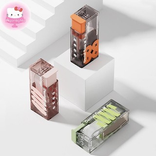 Moonlights Hộp Bảo Quản Bóng Tự Động Chăm Sóc Vệ Sinh Răng Miệng Hộp Đựng Bóng Di Động Tiện Lợi Với 10 Chiếc Floss EN