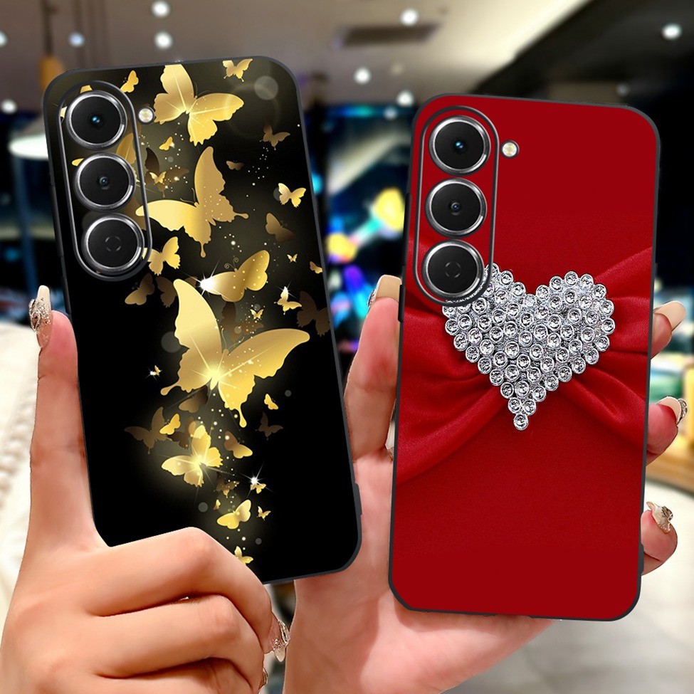 Ốp Lưng Tecno Spark 40 Pro KM6 Silicon Thời Trang Cao Cấp Bướm Tình Yêu Dễ Thương Thoáng Mát Sơn Mặt Sau Techno Spark 40 Pro Vỏ Điện Thoại