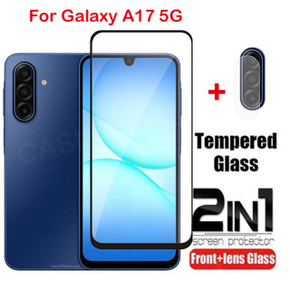 Bảo Vệ Màn Hình Cho Samsung Galaxy A17 A07 A17 A27 A37 A57 A16 SamsungA17 LTE 5G 4G 2025 Full Cover Kính Cường Lực Trong Suốt HD Bảo Vệ Chống Trầy Xước Phim