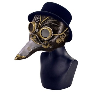 Mặt nạ bác sĩ bệnh dịch hạch - Đạo cụ cosplay Halloween và trang phục Steampunk