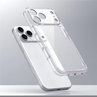 [JLK] Ốp điện thoại chống sốc trong suốt sang trọng cho iPhone 17Air 17 17Pro 17Pro Max Clear Hybrid TPU + PC Ốp điện thoại cứng bảo vệ
