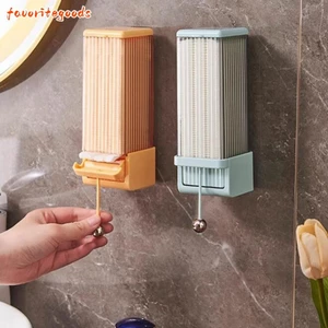 Hộp đựng bông trang điểm FAVORITEGOODS, Hộp đựng bông chống thấm nước treo tường, Tiết kiệm không gian ổn định Lắp đặt dễ dàng Tấm lót bông tự động Phòng tắm