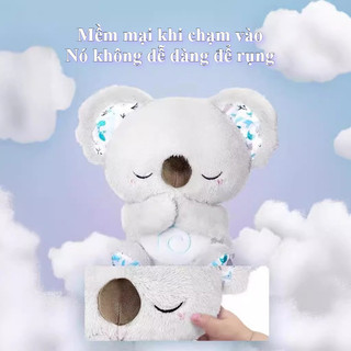 【BabyJoy】đồ chơi koala phát sáng,Búp bê Koala, Có Đèn và Nhạc Du Ngủ Nhẹ,Giúp Bé Vào Giấc Ngủ Ngon