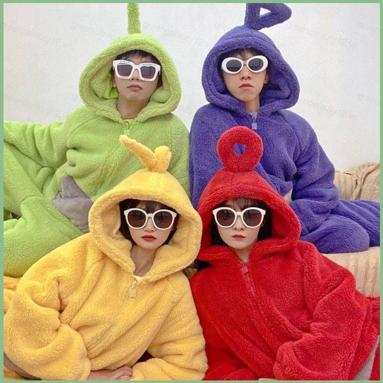 Trang phục hóa trang Teletubbies cho Halloween và biểu diễn - Dipsey, Laa, Tinky Winky dễ thương