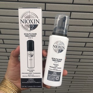 Tinh chất kích thích mọc tóc Nioxin Scalp & Hair Treatment System 2 100ml (New 2025) [ TN ]