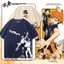 Haikyuu Yu Nishinoya Hinata Shoyo Tay Ngắn Nam Nữ Mùa Hè Nguyên Chất Cotton Áo Quần Áo