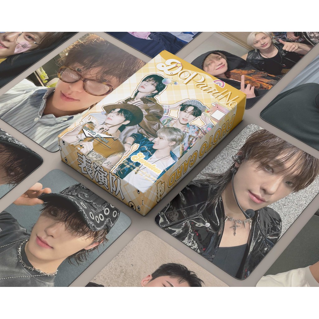 50-55 chiếc SEVENTEEN Laser Holographic LOMO Thẻ rơi hoa 17 LÀ PHẢI TẠI ĐÂY Joshua S.Coups Hoshi Mingyu JEONGHAN JUN The8 WORLDOO Photocards WOZI DK Hologram Bưu thiếp nhanh YM