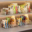 Khay lưu trữ Acrylic CHEESELY, Giá đỡ ngăn lưu trữ trong suốt, Giá đựng đồ bằng nhựa 7 khe nhà bếp