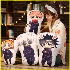 ST2 Jujutsu Kaisen Gối Sang Trọng Đồ Chơi Anime Hình Gojo Itadori Megumi Nobara Nhồi Bông Búp Bê Đệm Trang Trí Nhà Quà Tặng TS2