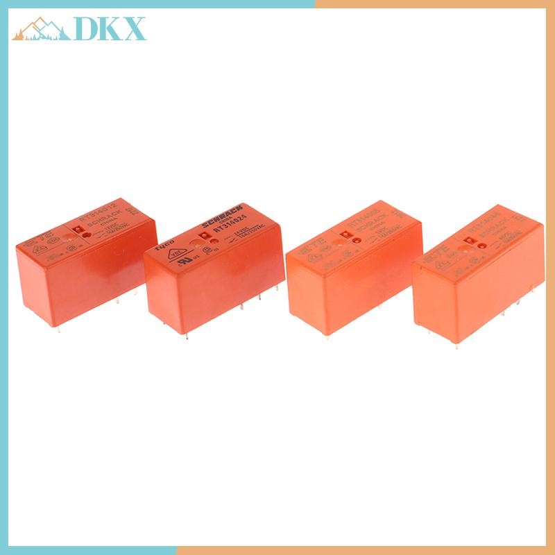Rơle RT mới nguyên bản 100% DKX314005 RT314012 RT314024 Rơle nguồn 16A250VAC 8PIN 5V 12V 24V 48V.