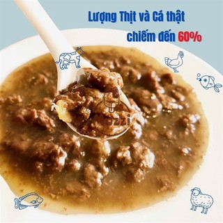 [Gói 85gr] Pate cho mèo Snappy Tom Real Fish Real Meat