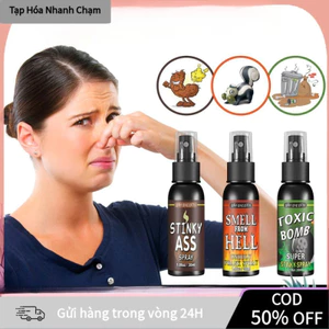 【COD】 Xịt Tạo Mùi Hôi 30ml - Thiết Kế Nhỏ Gọn - Dùng Cho Các Trò Chơi Khăm Vui Nhộn
