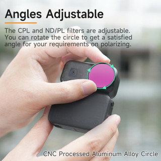 Dành Cho DJI Osmo Nano Filter 1 / 4 Đen Mềm ND64 / PL Bảo Vệ Ống Kính Chống Thấm Nước, Chống Dầu, Làm Mờ ND CPL Thể Thao Ngón Tay Cái Phụ Kiện Camera