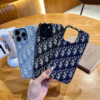 Ốp Điện Thoại Họa Tiết Vải Thêu Cho iPhone 17promax 17Air 17pro 17 Ốp Lưng 16 15 14 13 12 11 ProMax Plus Da Bảo Vệ Armo 16plus Vỏ Điện Thoại