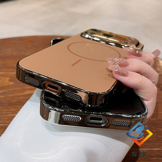 Mới 17 Series Matte Họa Tiết Từ Tính AG Ốp Lưng Điện Thoại IPhone 17 Pro Max Air 12 13 14 15 16 Pro Max Vỏ Cứng Mạ Bảo Vệ Ống Kính