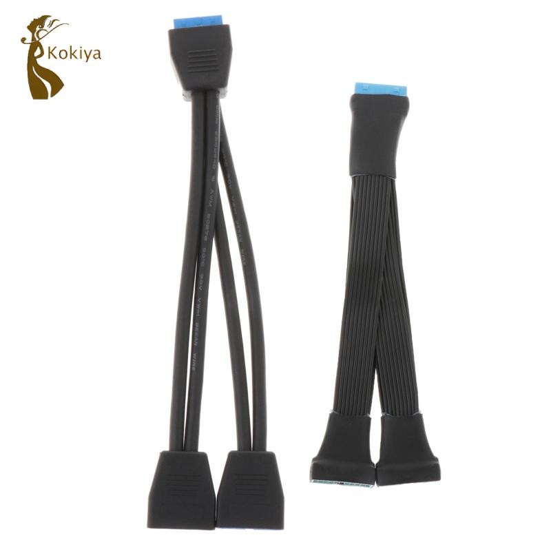 Cáp kokiya 19 Pin Đầu USB USB3.0 Bo Mạch Chủ USB Bộ Chia Hub USB Bên Trong Cho Bo Mạch Chủ, Bảng Điều Khiển