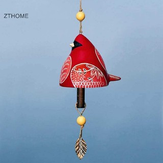 ZTHOME Vẽ Tay Nhựa Chim Bài Hát Chim Chuông Gió Cho Cửa Sổ Tường Chuông Gió Trang Trí Sân Vườn HOT Trang Trí