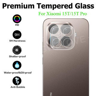 3 Miếng Bảo Vệ Ống Kính Máy Ảnh Cho Xiaomi 15T 17T Pro 15 Pro Ultra 4G 5G 2025 HD Trong Suốt Kính Cường Lực Bảo Vệ Toàn Diện Mặt Sau Ống Kính Máy Ảnh Phim