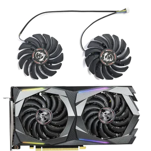 2 Cái / lốc PLD09210S12HH Quạt Làm Mát Thẻ GPU Cho MSI GeForce GTX 1650 Super 1660 1660Ti GAMING X Card Đồ Họa Quạt