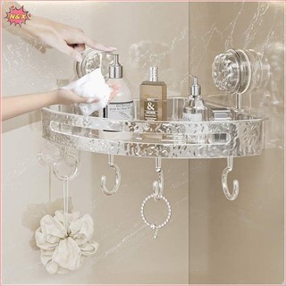 Kệ lưu trữ góc phòng tắm N & X Giá treo tường Kệ đựng dầu gội Giá đựng mỹ phẩm Phụ kiện phòng tắm sắp xếp không đục lỗ.
