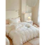 Bộ Chăn Ga Gối 4 Món Memminbedding Luxury Nỉ Nhung Sữa Thêu Nổi Êm Ái, Mượt Mà Mang Lại Sự Ấm Áp - L41661