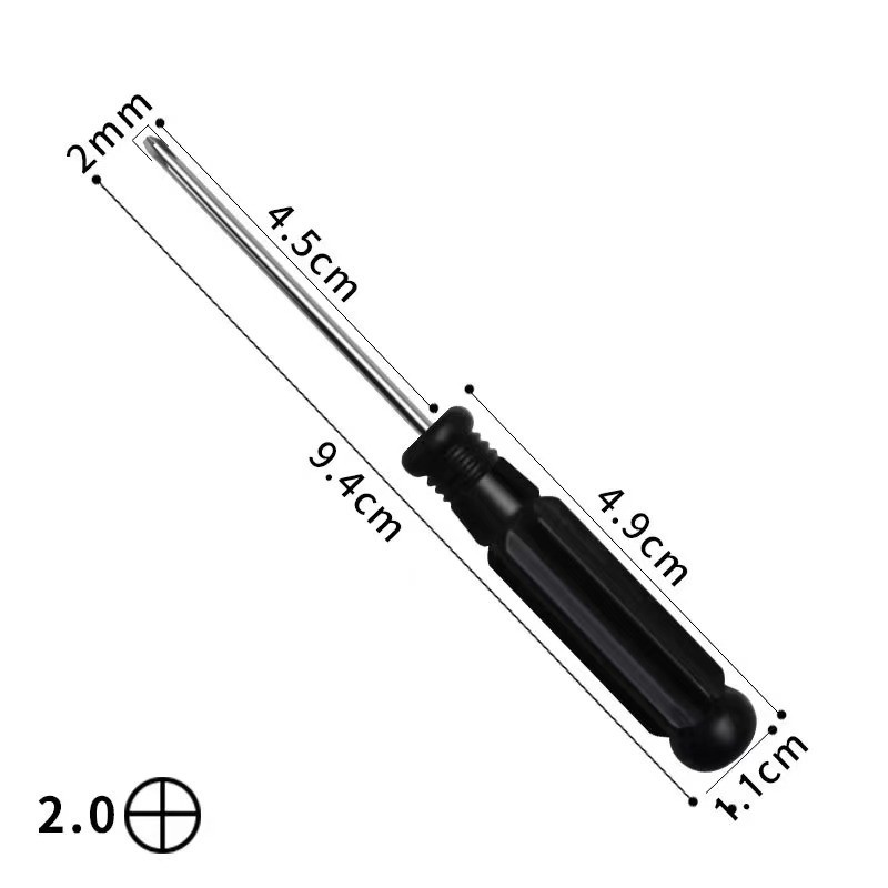 Đen Đen 4.02.5 Phillips Giao Hàng Phillips 92 Mm Lớn Đầu Đen Tua Vít Ánh Sáng Màu Cam Điện Thoại Di Động Sửa Chữa Lô 3.0