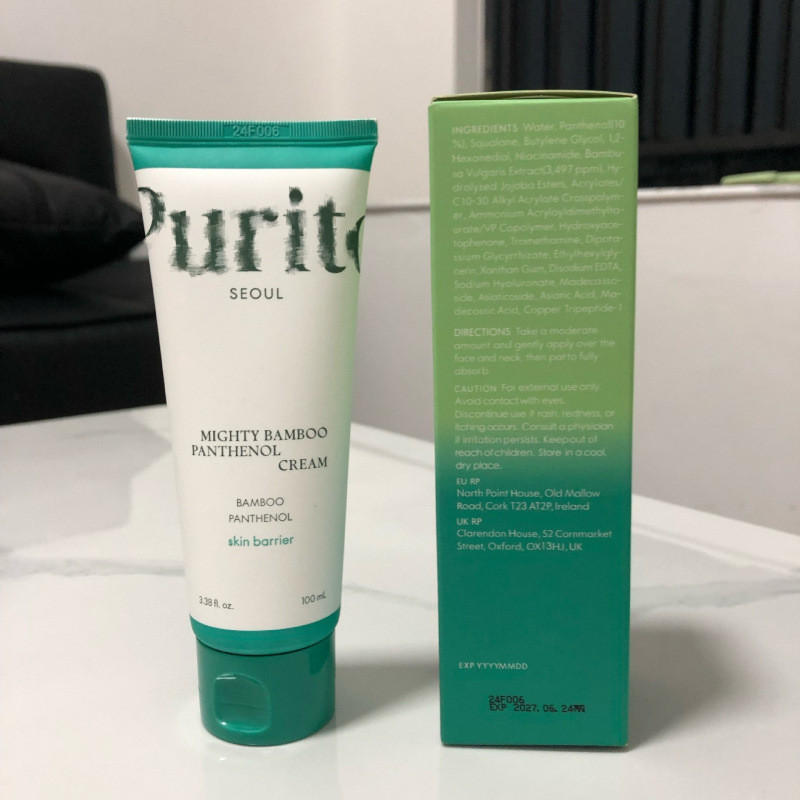 Chiết xuất làm dịu mạnh mẽ 100 dưỡng ẩm ml Centella Asiatica Cream Panthenol Cream Tre Purito Repair Purito Barrier