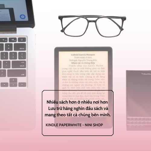 Máy đọc sách kindle paperwhite 5 NEW  tặng bao da gồm 2 phiên bản 8gb và 32gb | BigBuy360 - bigbuy360.vn