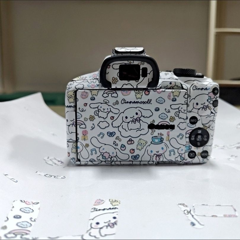Con lừa đi bộ được sử dụng cho máy ảnh Canon r100 Nhãn dán r50 Keo dán không đánh dấu Thay đổi màu sắc Phim bảo vệ đầy màu sắc Con lừa đi bộ được sử dụng trong nhãn dán máy ảnh canon r100 mwiuwyw1.my20251010