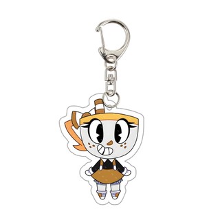 NEW Cross-border Game Dandy's World Scraps World Mini Cute Dandy Vee Shelly Pebble acrylic keychain Pebble Keyrings