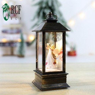 Đèn LED di động cổ điển với họa tiết giáng sinh Shade chạy bằng pin