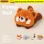 Gối Thú Nhồi Bông SUNKISSD, Búp Bê Đồng Hành Sang Trọng Gấu 17cm, Kawaii Voi Sang Trọng Siêu Mềm Cổ Tay Kéo Pad Quà Tặng Ngủ