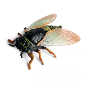 Mô phỏng trẻ em Mô hình động vật tĩnh rắn Côn trùng hoang dã Cicada Biết Vàng Cicada Đồ trang trí đồ chơi bằng nhựa Cicada Chiều cao 3cm