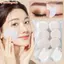 FAVORITEGOODS 300 / 600 / 1200 Miếng tẩy trang dùng một lần, Khăn lau cotton mặt khô dày mềm mại, Khăn lau cotton mặt thiết kế khắc họa tiết ngọc trai để nén ướt
