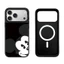 Ốp điện thoại chuột nhăn mặt gương từ tính cho IPhone 17 Pro Max 16 15 14 13 12 11 17 Vỏ khí Vỏ bảo vệ chống sốc