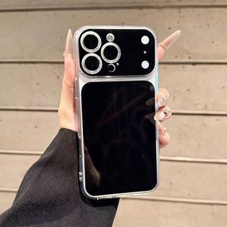 Ốp điện thoại chống rơi cửa sổ lớn trong suốt phù hợp cho iPhone 17, ProMax, iPhone 16, ốp lưng bắt mắt và có thể điều chỉnh ngay lập tức 13