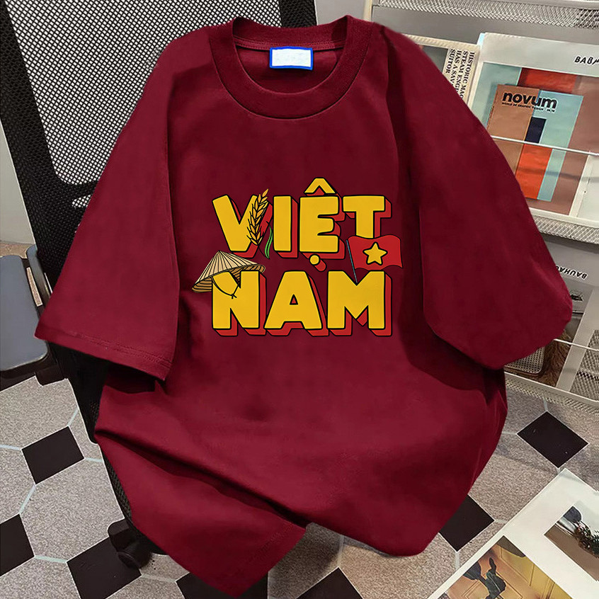 （Giao hàng 24h）Angela áo thun nữ form rộng việt nam local brand Angela áo phông cotton 100%