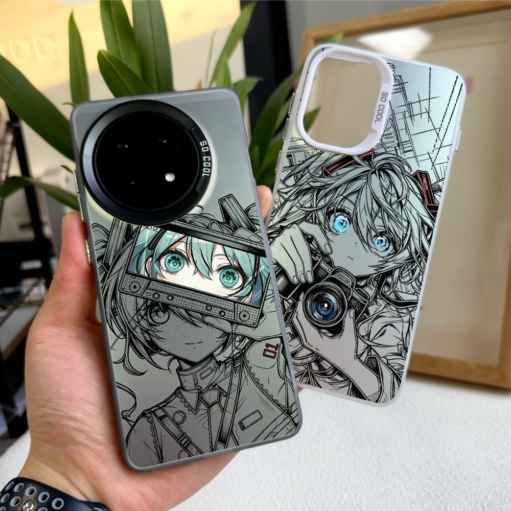 Dành Cho OnePlus 15 13 13T 13R Ace 6 6T / Ace 5 Pro Nord 5 Ace 3 / 2 2V “Miku ” Vỏ Điện Thoại / Micro Mờ / Lưng Cứng Mềm / 1 + 12 / 11 Vỏ Chống Sốc