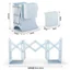 Máy tính để bàn dành cho sinh viên Đơn giản có thể thu vào với giá đỡ bút Giá lưu trữ Bookend Văn phòng Hộp lưu trữ thư mục có giá trị cao SXCS