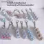 SSVN 1 / 2 / 3 / 4 / 9 Phím Bàn Phím Fidget Đồ Chơi Pha Lê Keycap Móc Khóa Giảm Căng Thẳng Đầu Ngón Tay Tiện Ích Giải Nén Đồ Chơi Clier Fidget.
