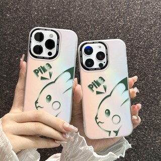 Ốp lưng silicone cao cấp in họa Pikachu đơn giản, bền đẹp được giới trẻ yêu thích Bảo Camera iPhone17/16/15/14/13/12/11