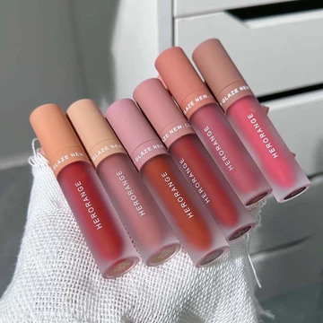 Nhung Son Bóng Matte Trắng Son Môi Bùn Chống Thấm Nước Lâu Dài Chống Dính Cốc Giá Rẻ Son Bóng