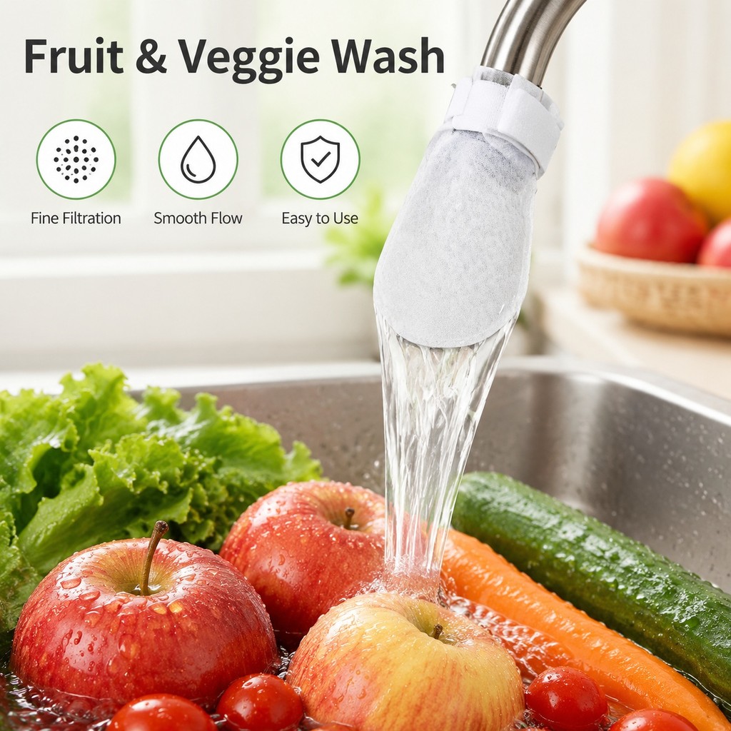 50 / 100 Tờ Túi Lọc Vòi Hộ Gia Đình Vòi Lưới Túi Du Lịch Nhà Ký Túc Xá Phòng Và Bảo Quản Để Bảo Quản Gia Đình Du Lịch