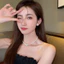 Phong Cách Mới Cubic Zirconia Kẻ Sọc Nơ Thắt Giả Ngọc Trai Vòng Cổ Nữ Thời Trang Sang Trọng Món Quà Trang Sức AMS8
